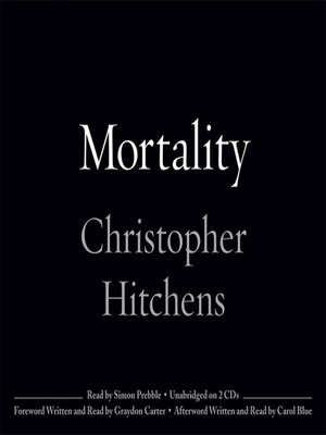 cover image of Mortality